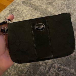 {Coach} Black Wristlet